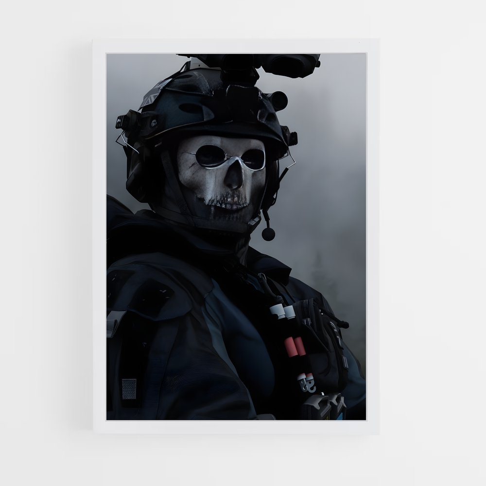 Poster Ghost Operative – affiche Call of Duty (vue 3)